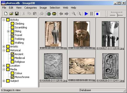 ImageDB Screenshot